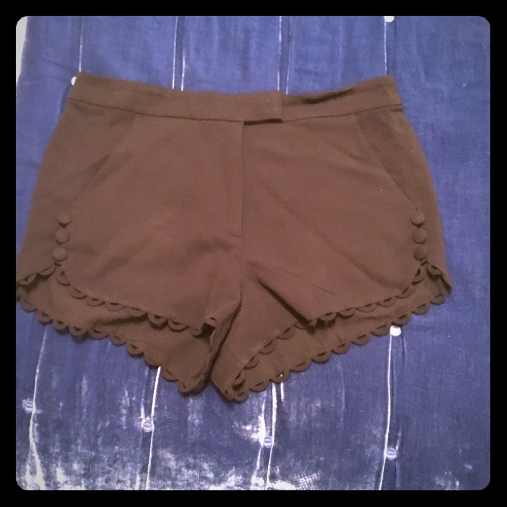 ALC scalloped shorts